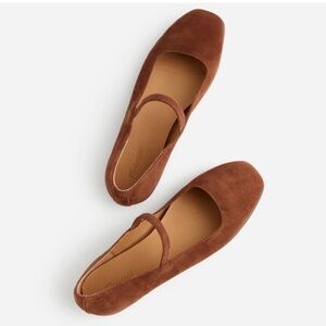 MADEWELL THE GRETA BALLET IN SUEDE NN046